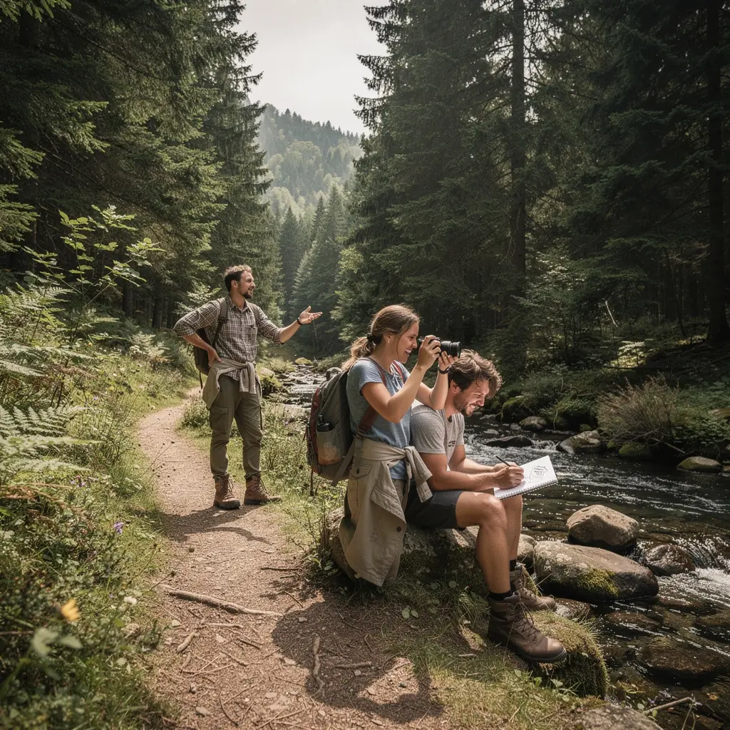 Ein historisches Schloss, das majestätisch über einen ruhigen See thront.